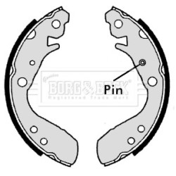 Brake Shoe Set BORG & BECK BBS6353 OE Ref 43053SAAE51
