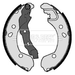 Brake Shoe Set BORG & BECK BBS6354 OE Ref D4060AX600