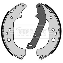 Brake Shoe Set BORG & BECK BBS6359 OE Ref 1347247