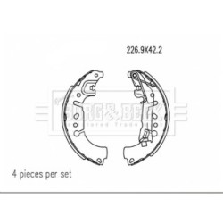 Brake Shoe Set BORG & BECK BBS6523 OE Ref 77367099