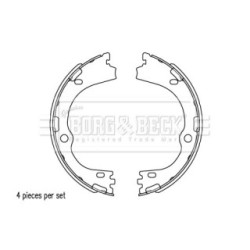 Brake Shoe Set BORG & BECK BBS6531 OE Ref 58305 D7A10 BORG & BECK