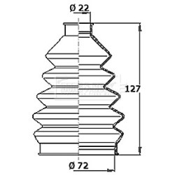 Cv Joint Boot Kit BORG & BECK BCB2351R