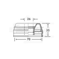 Cv Joint Boot Kit BORG & BECK BCB2414 OE Ref ADU4379
