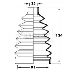 Cv Joint Boot Kit BORG & BECK BCB6028 OE Ref MR222683
