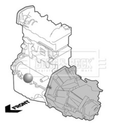 Engine Mount BORG & BECK BEM3103 OE Ref 191199279E BORG & BECK