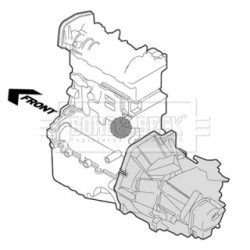 Engine Mount BORG & BECK BEM3368 OE Ref 6025111363 BORG & BECK