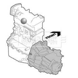 Engine Mount BORG & BECK BEM3586 OE Ref 50810-SDA-E01 BORG & BECK