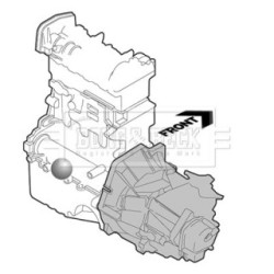 Engine Mount BORG & BECK BEM3590 OE Ref 50810SN7000 BORG & BECK