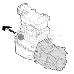 Engine Mount BORG & BECK BEM3634 OE Ref A2032401317 BORG & BECK