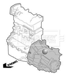 Engine Mount BORG & BECK BEM4253 OE Ref 5684197 BORG & BECK