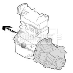 Engine Mount BORG & BECK BEM4379 OE Ref 22116854251 BORG & BECK