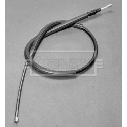 Handbrake Cable (mt) BORG & BECK BKB1377 OE Ref 7700571639
