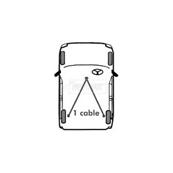 Handbrake Cable (mt) BORG & BECK BKB1394 OE Ref 90373855 BORG & BECK