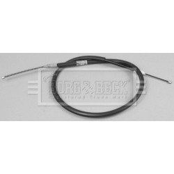 Handbrake Cable (mt) BORG & BECK BKB1862 OE Ref 7700834652