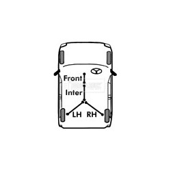 Handbrake Cable (mt) BORG & BECK BKB2303 OE Ref 6014201685 BORG & BECK