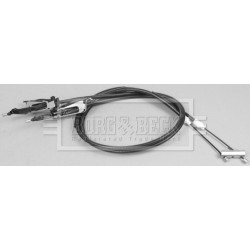 Handbrake Cable (mt) BORG & BECK BKB2595 OE Ref 1253158