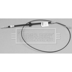 Handbrake Cable (mt) BORG & BECK BKB2783 OE Ref 2D0 609 701