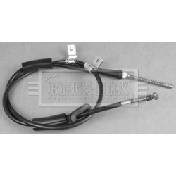 Handbrake Cable (mt) BORG & BECK BKB2819 OE Ref SPB000570