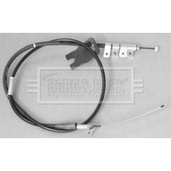 Handbrake Cable (mt) BORG & BECK BKB3132 OE Ref 5440165J00