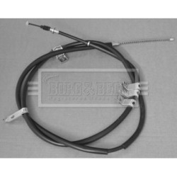 Handbrake Cable (mt) BORG & BECK BKB3166