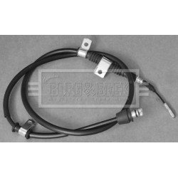 Handbrake Cable (mt) BORG & BECK BKB3383 OE Ref 59760-2F-200