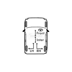 Handbrake Cable (mt) BORG & BECK BKB3396 OE Ref 204 420 10 85 BORG & BECK