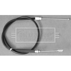 Handbrake Cable (mt) BORG & BECK BKB3406 OE Ref 2E0 609 701 AA