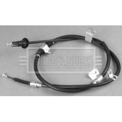 Handbrake Cable (mt) BORG & BECK BKB3749 OE Ref 1609905480