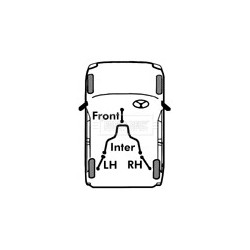 Handbrake Cable (mt) BORG & BECK BKB3750 OE Ref 1850157 BORG & BECK
