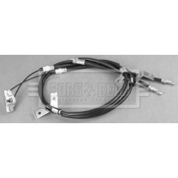 Handbrake Cable (mt) BORG & BECK BKB3756 OE Ref 522116