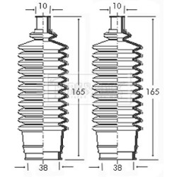 Steering Rack Boot BORG & BECK BSG3042