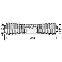 Steering Rack Boot BORG & BECK BSG3209