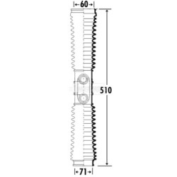 Steering Rack Boot BORG & BECK BSG3310 OE Ref 53534S9A003