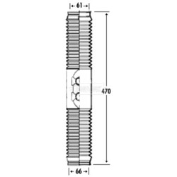 Steering Rack Boot BORG & BECK BSG3327 OE Ref QEY100080