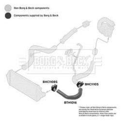 Hose Clip BORG & BECK BTH1016 OE Ref 0382F5