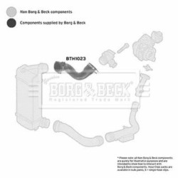 Hose Clip BORG & BECK BTH1023 OE Ref 1498557080