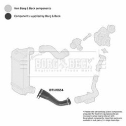 Hose Clip BORG & BECK BTH1024 OE Ref 1498556080