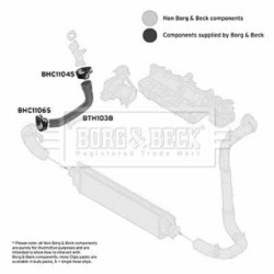 Hose Clip BORG & BECK BTH1038 OE Ref 51780450