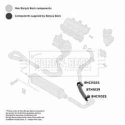 Hose Clip BORG & BECK BTH1039 OE Ref 55703081