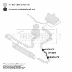 Hose Clip BORG & BECK BTH1041 OE Ref 51901753