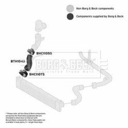 Hose Clip BORG & BECK BTH1043 OE Ref 1359961080