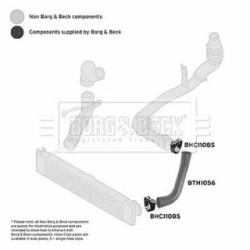 Hose Clip BORG & BECK BTH1056 OE Ref 1355582080