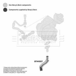 Hose Clip BORG & BECK BTH1057 OE Ref 0381.25