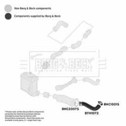 Hose Clip BORG & BECK BTH1072 OE Ref 1J0 145 828 T