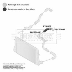 Hose Clip BORG & BECK BTH1075 OE Ref 1K0 145 838 D
