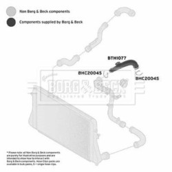Hose Clip BORG & BECK BTH1077 OE Ref 1K0 145 838 H