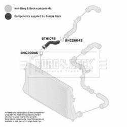 Hose Clip BORG & BECK BTH1078 OE Ref 1K0 145 832 B