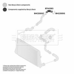 Hose Clip BORG & BECK BTH1083 OE Ref 1T0 145 790 B
