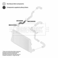 Hose Clip BORG & BECK BTH1085 OE Ref 1K0 145 832 E