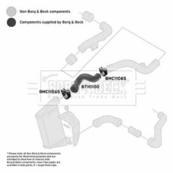 Hose Clip BORG & BECK BTH1100 OE Ref 058 145 856 A